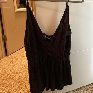 Abercrombie and fitch tank top.  Black velvet. NWT. MEDIUM
